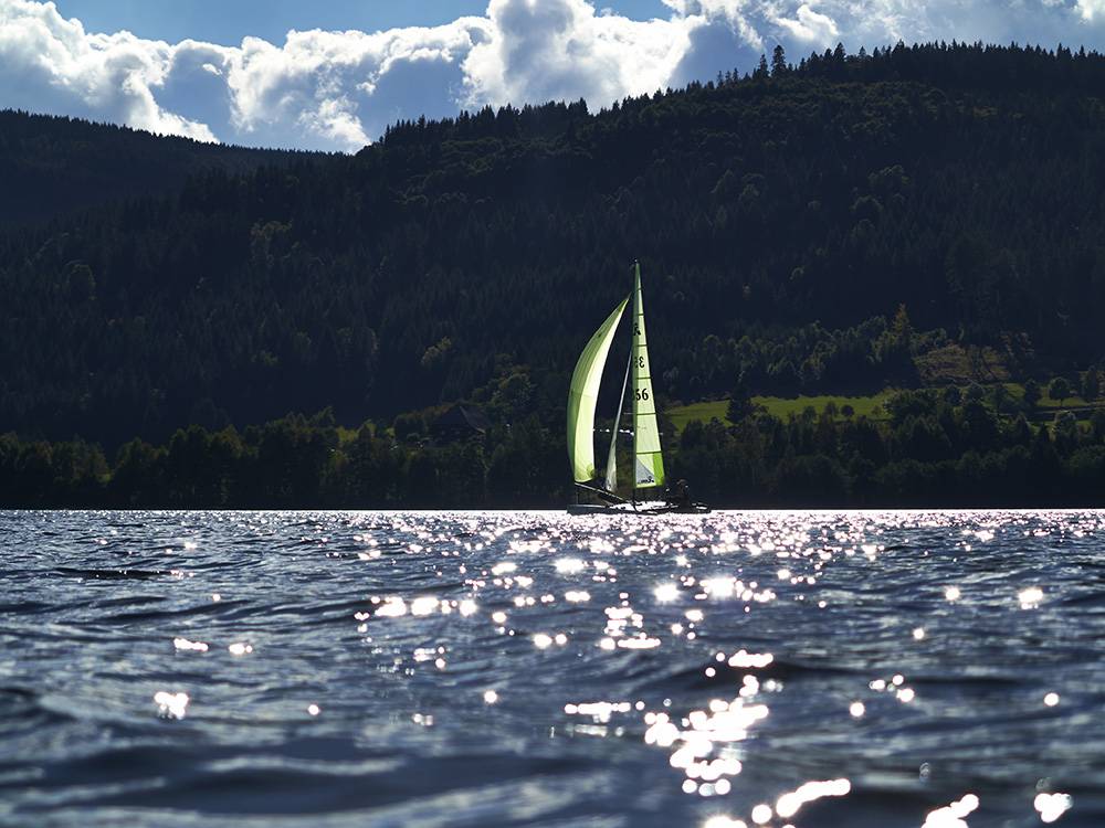 Segeln auf dem Feldsee