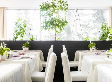 Restaurantbereich im Wohlfühl Hotel Tannhof