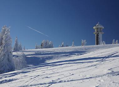 Verschneite Winterlandschaft am Feldberg